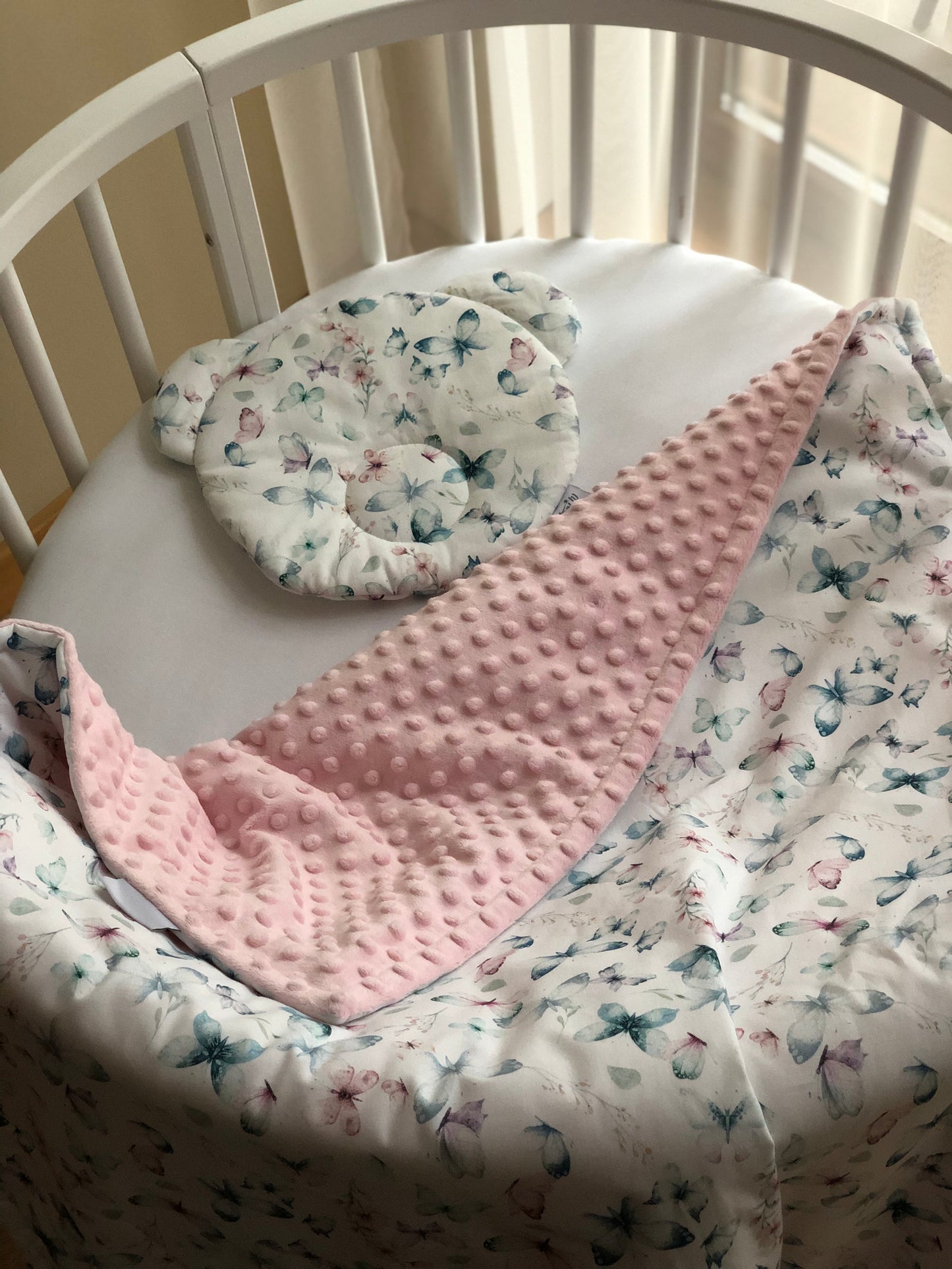 Fleece & Cotton children blanket "Butterflies"