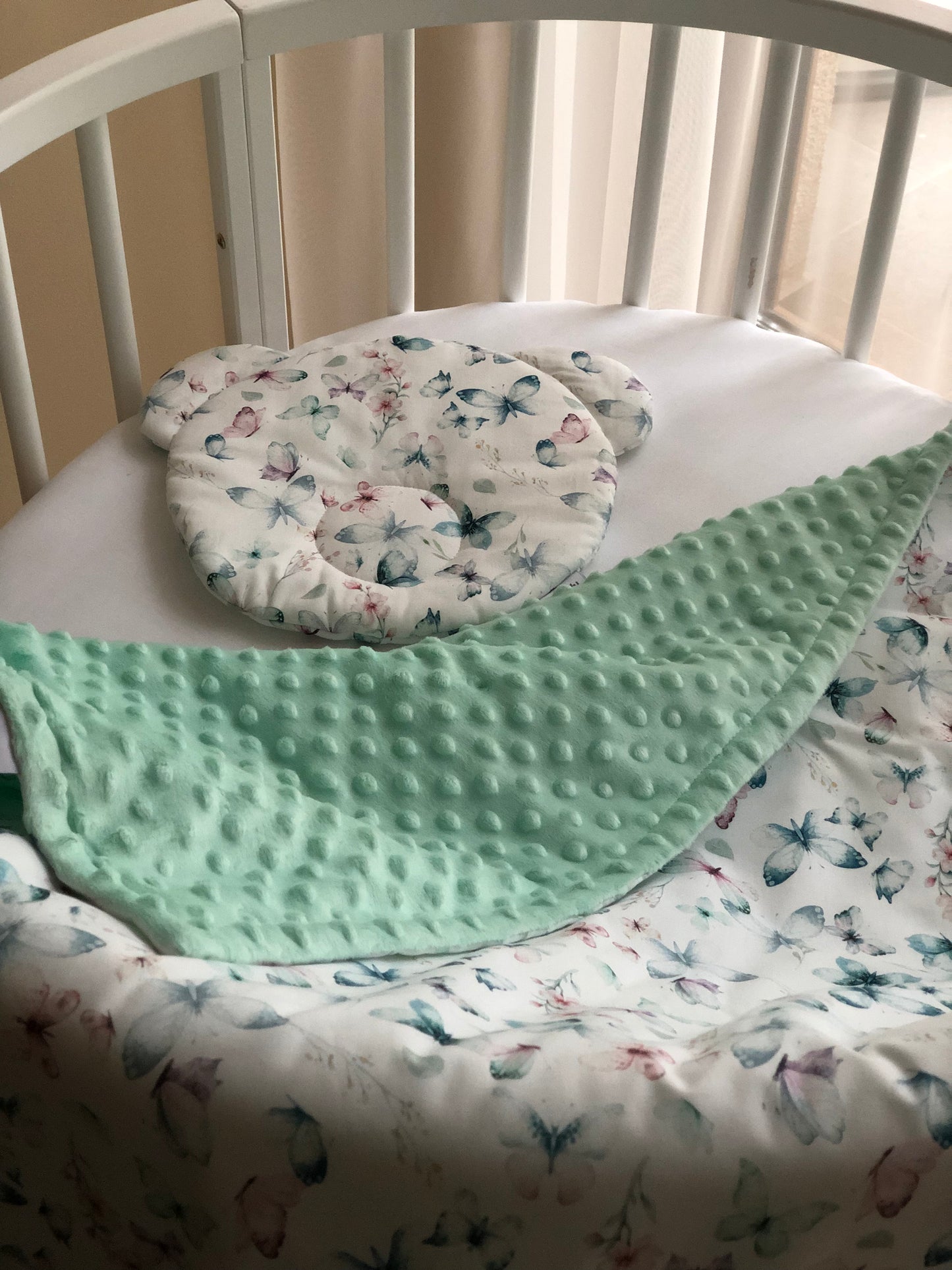 Fleece & Cotton children blanket "Butterflies"
