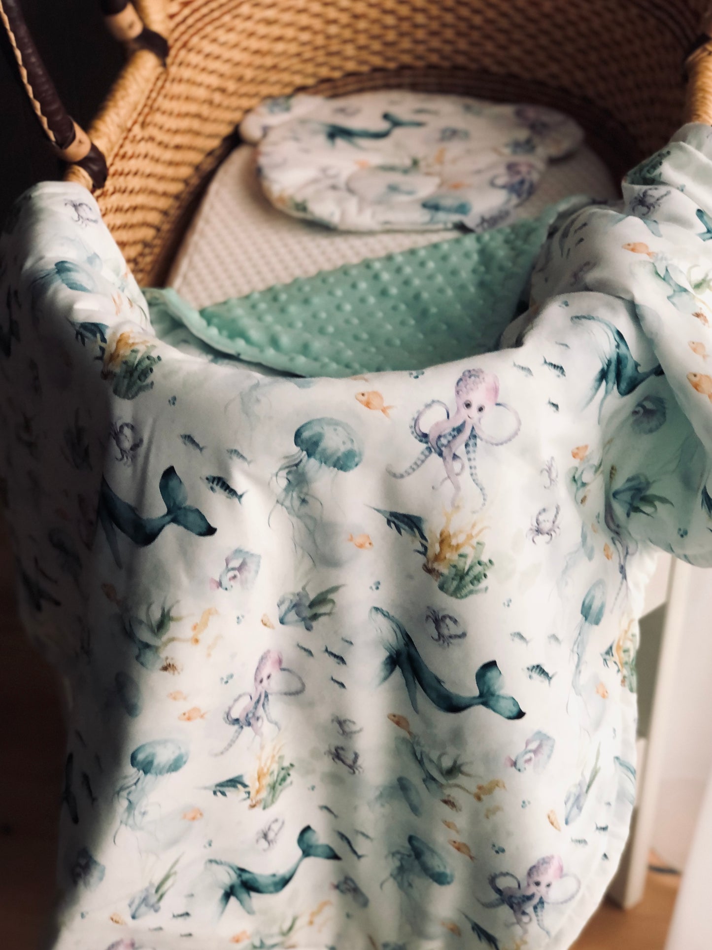Fleece & Cotton children blanket "Ocean"