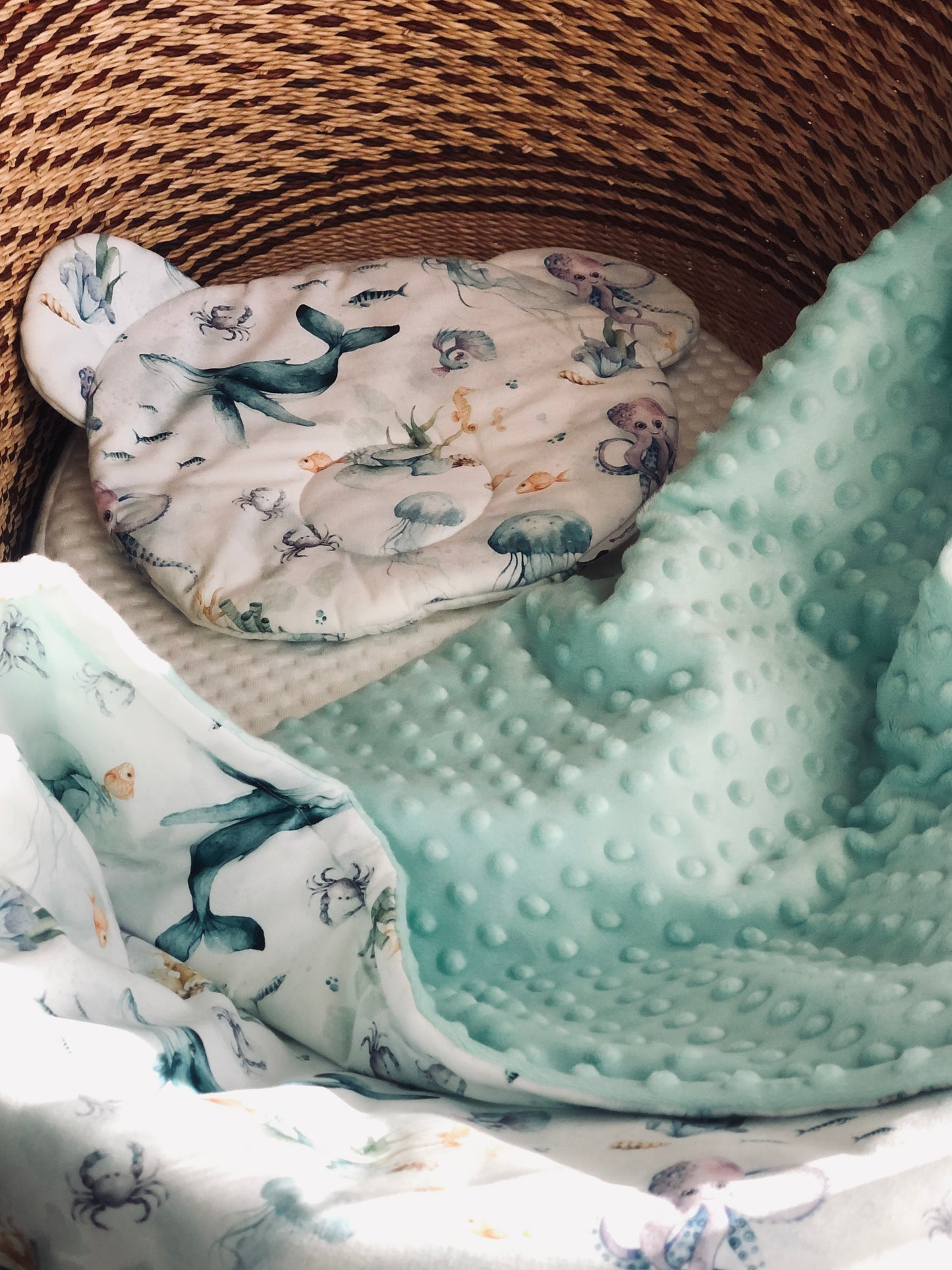 Fleece & Cotton children blanket "Ocean"