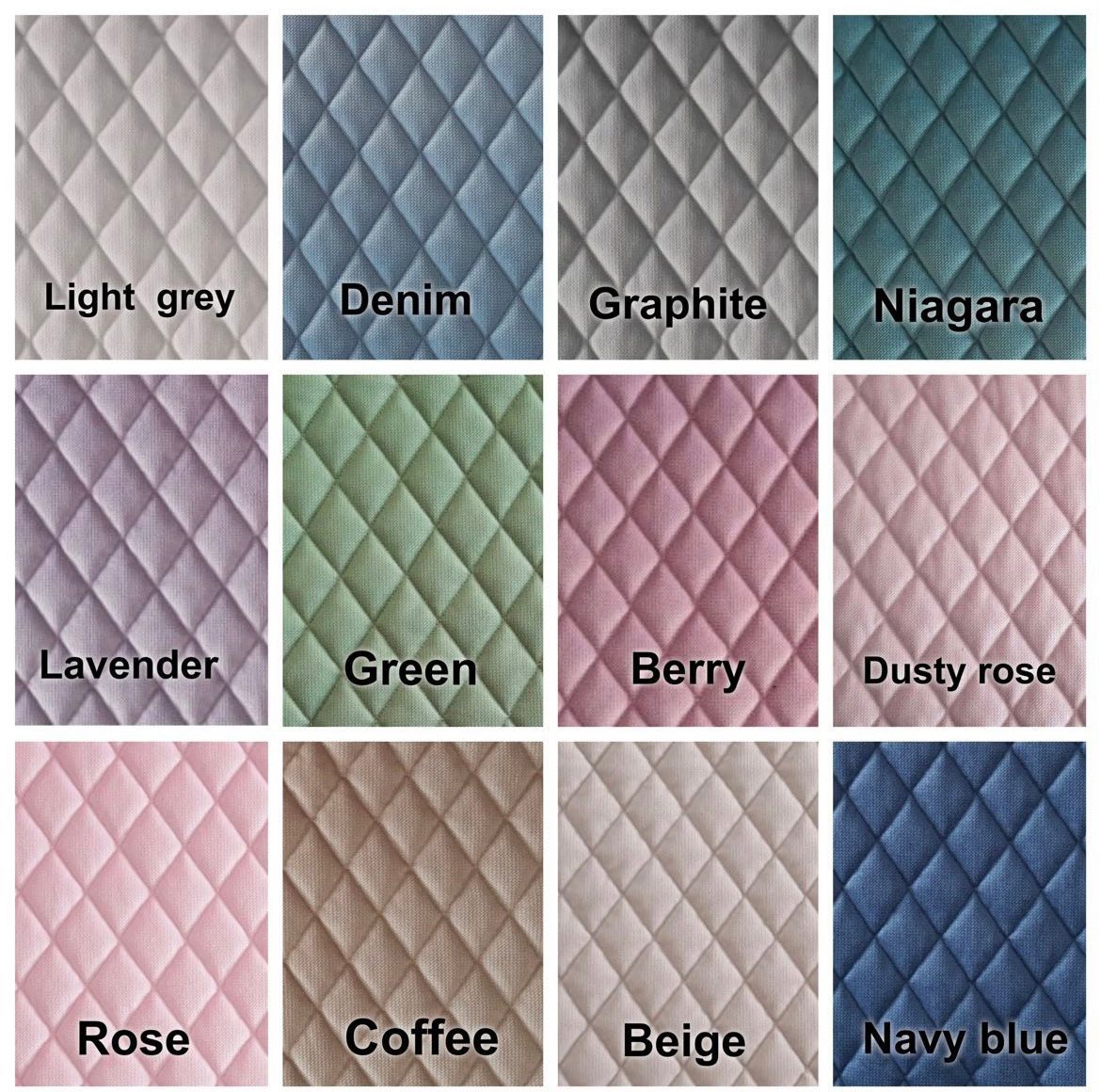 Quilted velvet bedcover (Baby crib & Single bed)