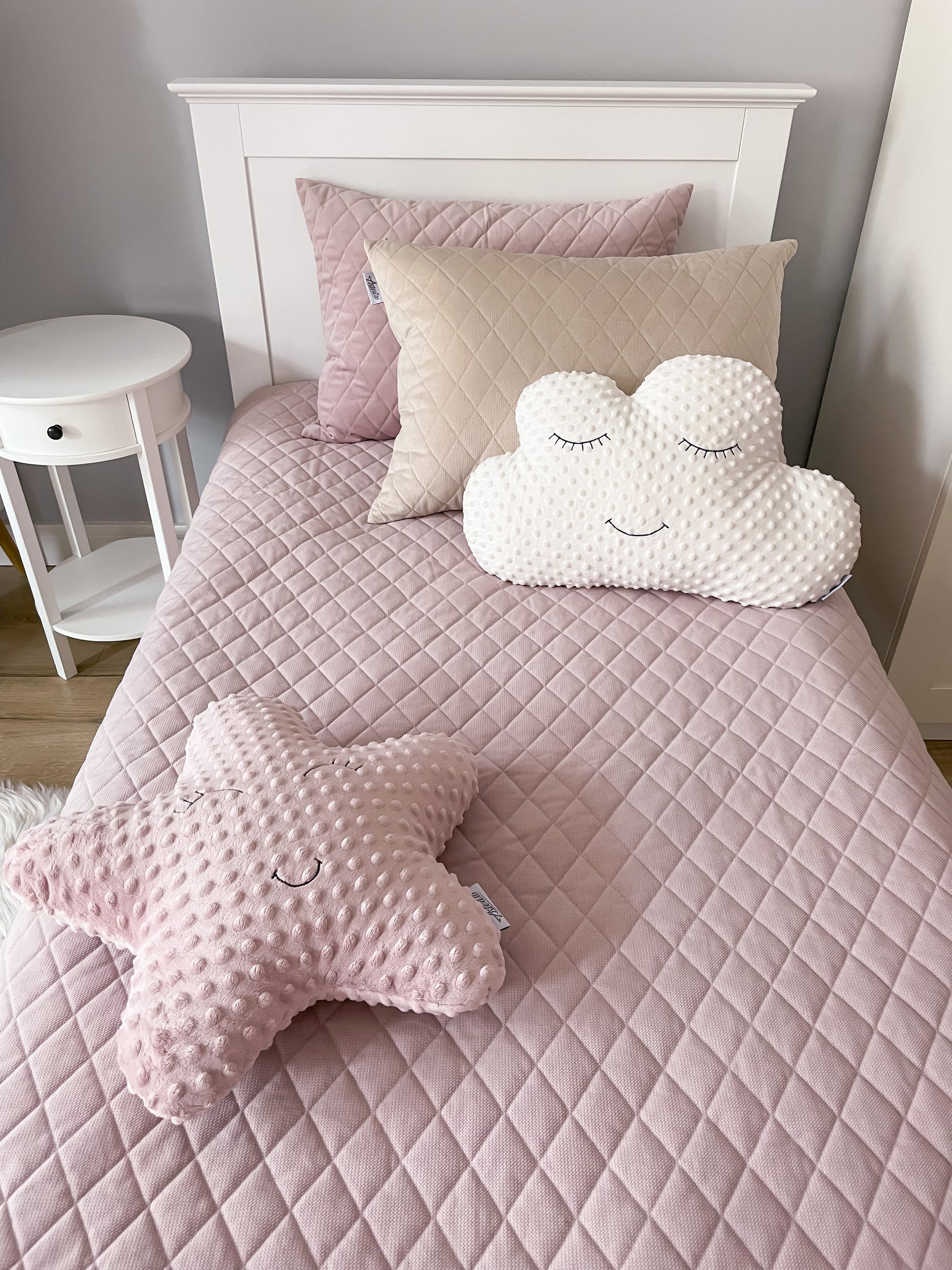 Quilted velvet bedcover (Baby crib Single bed) – SIA